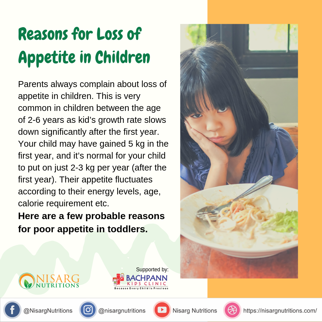Reasons for Loss of Appetite in Children