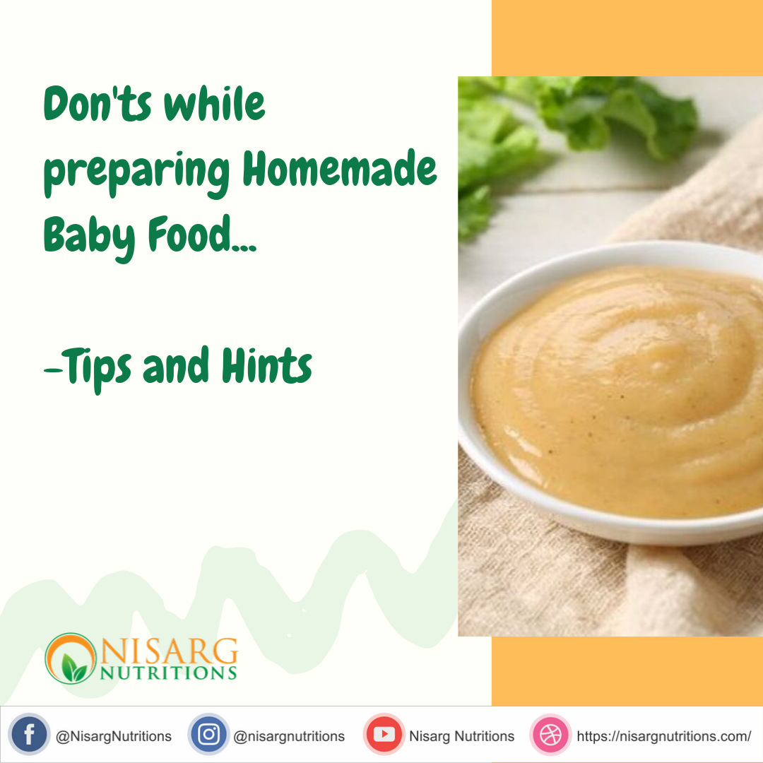Tips for homemade food
